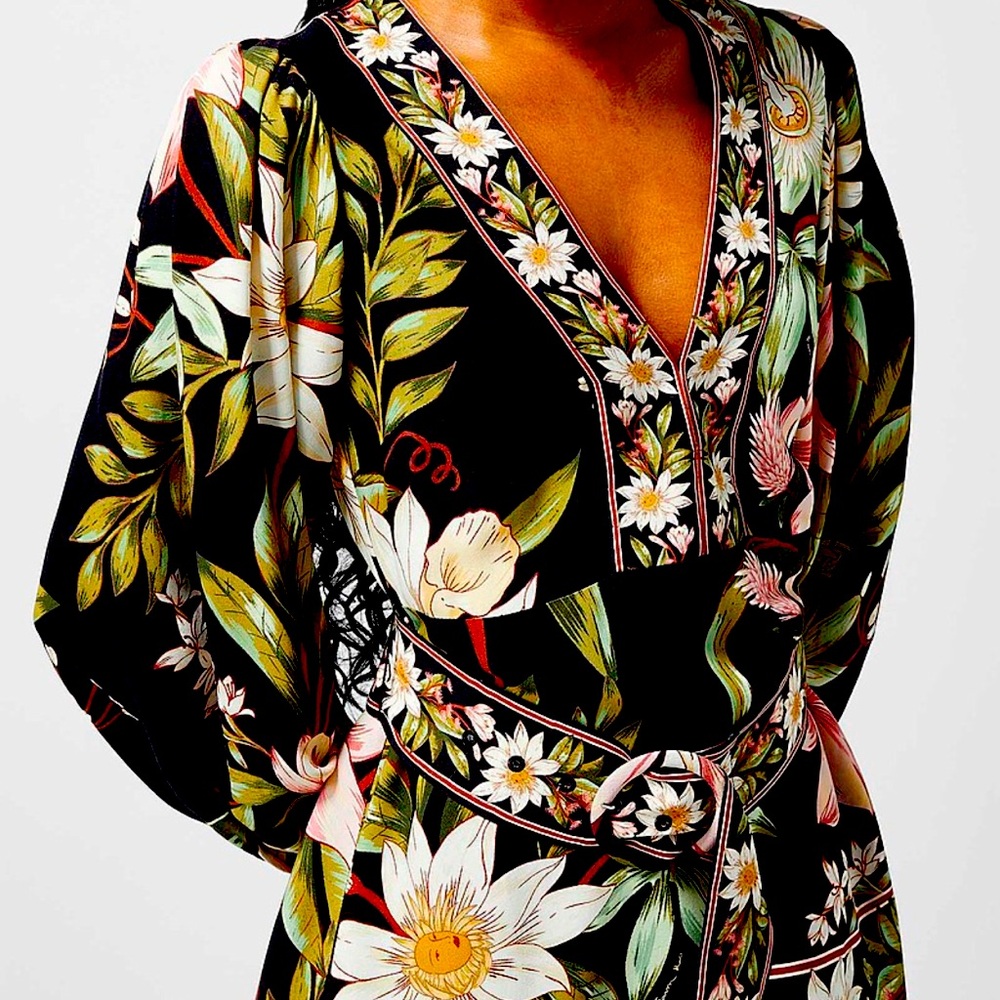 Floral V-Neck Dress